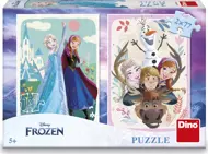 Puzzle 2x77 Frozen: Anna a Elsa