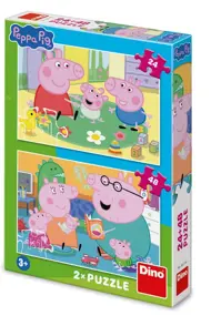 Puzzle Prasiatko Peppa: Domov