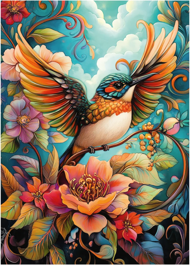 Puzzle Madár XXL