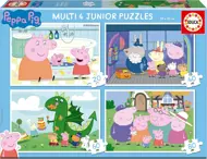 Puzzle 4v1 Peppa Pig