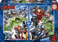 Puzzle 2x100 Avengers