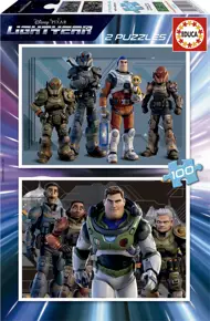 Puzzle 2x100 Buzz lightyear, Toy Story