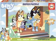 Puzzle Bluey drevený