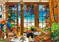 Puzzle Birdwatchers Window