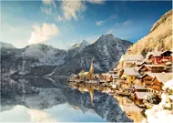 Puzzle Zima v Hallstatte