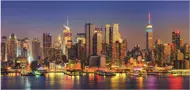 Puzzle Panoráma panorámy New Yorku