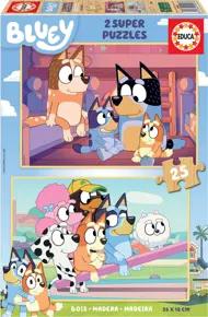 Puzzle 2x25 Bluey