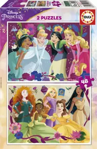 Puzzle 2x48 Princezny