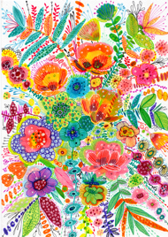 Puzzle Fleurs éclatantes