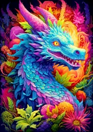 Puzzle Nebeský drak