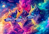 Puzzle Les loups cosmiques
