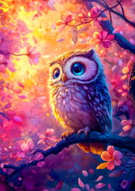 Puzzle Traumhafte Eule