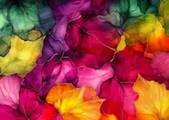 Puzzle Őszi levelek absztrakt