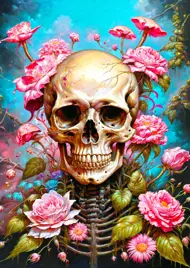 Puzzle Garden Skeleton