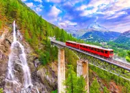 Puzzle Train du Gornergrat, Zermatt