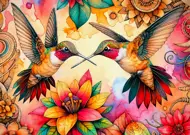 Puzzle Le refuge des colibris