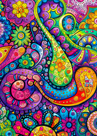 Puzzle Tourbillons joyeux