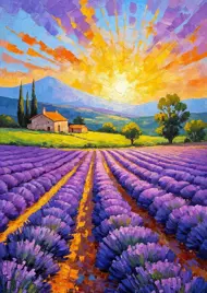 Puzzle Lavender Sunset