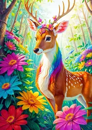 Puzzle Magical Deer