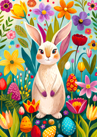 Puzzle Lapin de printemps