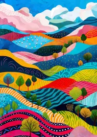 Puzzle  Collines sinueuses