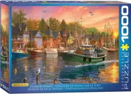 Puzzle Davison: Harbor sunset