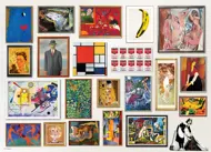 Puzzle Majstrovské diela moderného umenia