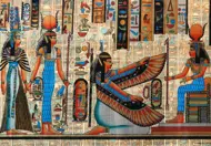 Puzzle Papyrus and Hieroglyphs