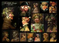 Puzzle Arcimboldo Giuseppe: Koláž