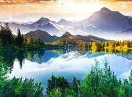 Puzzle Hora za jazerom