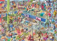 Puzzle Tanck: Posilňovňa pre domáce zvieratá