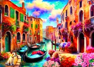 Puzzle Romantické Benátky