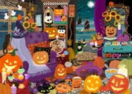 Puzzle Hodina čarodejníc na Halloween