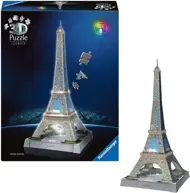 Puzzle 3D Eiffelova veža LED
