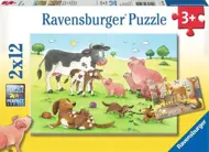 Puzzle 2x12 Farm Animals