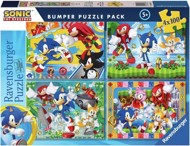 Puzzle 4x100 Sonic der Igel