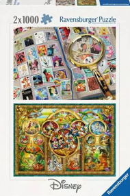 Puzzle 2x1000 Disney