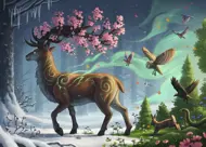 Puzzle Deer of Spring