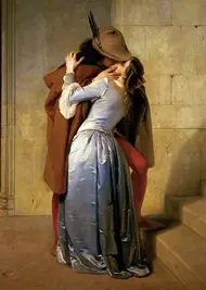 Puzzle Klimt / Hayez: Poljub