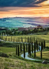 Puzzle Val d'Orcia, Tuscany