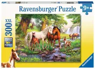 Puzzle Kone pri potoku