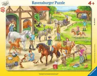 Puzzle  Deň na ranči