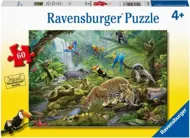 Puzzle Rainforest Familers
