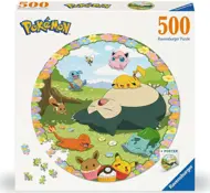 Puzzle Roztomilý Pokémon, okrúhly