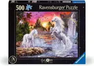 Puzzle Unicorns by river