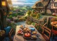 Puzzle Raňajky s výhľadom