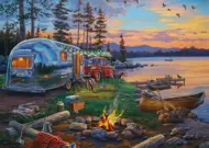 Puzzle Bush: Kempová idylka pri jazere