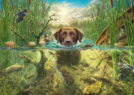 Puzzle Fredrickson: Chocolate Labrador