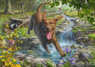 Puzzle Fredrickson: Retriever in Spring
