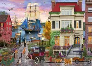 Puzzle Loď v prístave